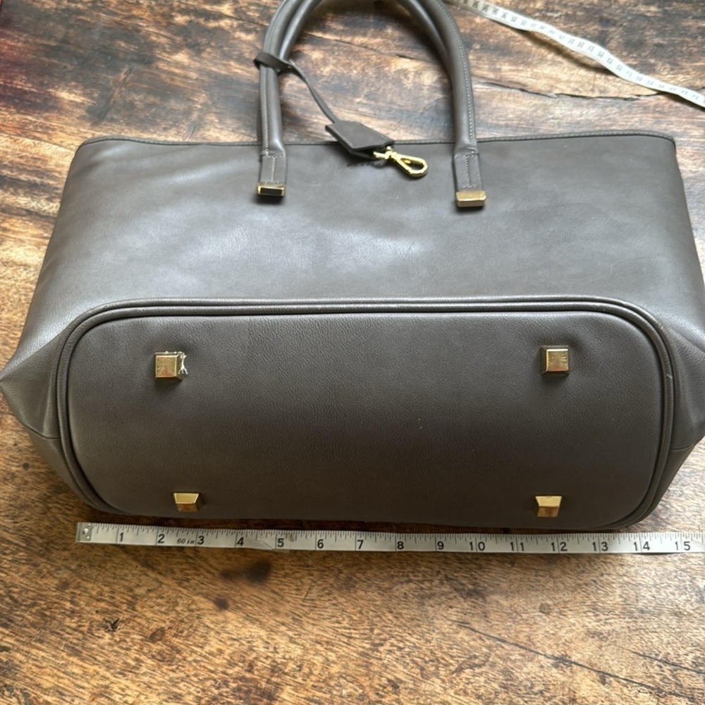 Platinum Gray Tote / laptop bag - Picture 12 of 13